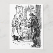 Carte Postale Bob et Tiny Tim (Devant)