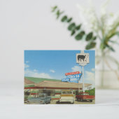 Carte Postale Bob Lyall's Steak House Arizona On U.S. 66.  (Debout devant)