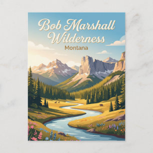 Carte Postale Bob Marshall Wilderness Montana