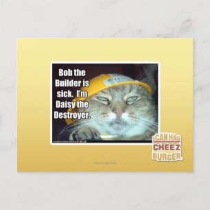 Carte Postale Bob the Builder is sick