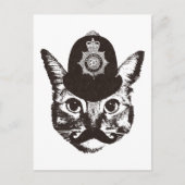 Carte Postale Bobby Cat Police (Devant)