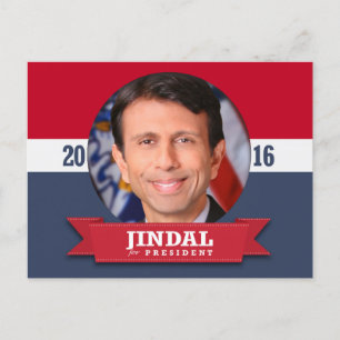 CARTE POSTALE BOBBY JINDAL 2016