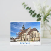 Carte Postale Böblingen, Stadtkirche (Debout devant)