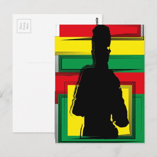 Carte Postale Bobo de reggae (Devant / Derrière)