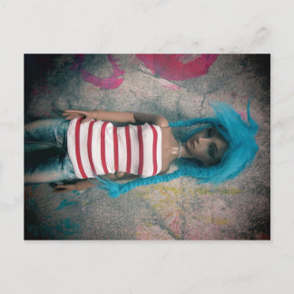 Carte postale Bobobie Weylin, poupée à bille asiat