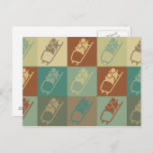 Carte Postale Bobstiné Pop Art (Devant / Derrière)