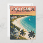 Carte Postale Boca Grande, île de Gasparilla (Devant / Derrière)