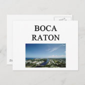 Carte Postale boca raton (Devant / Derrière)