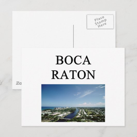 Carte Postale boca raton (Devant / Derrière)