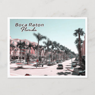 CARTE POSTALE BOCA RATON - PALM BEACH FLORIDA