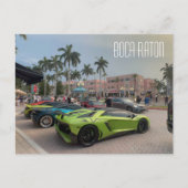 Carte postale Boca Raton Supercars (Devant)