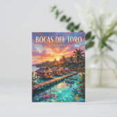 Carte Postale Bocas del Toro Panama (Debout devant)