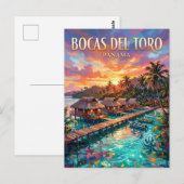 Carte Postale Bocas del Toro Panama (Devant / Derrière)