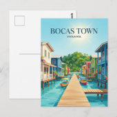 Carte Postale Bocas del Toro Panama (Devant / Derrière)