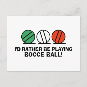 Carte Postale Bocce Ball