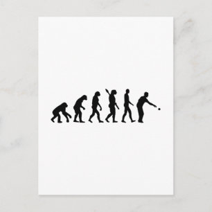 Carte Postale Boccia boule évolution