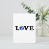 Carte Postale Boccia Petanque amour (Debout devant)