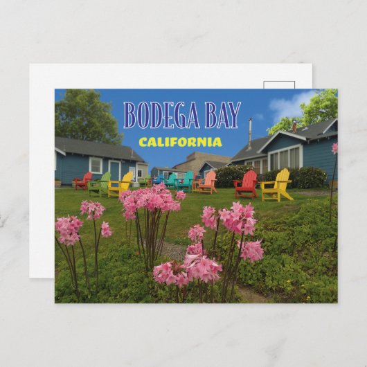 Carte Postale Bodega Bay Bodega Harbor (Devant / Derrière)