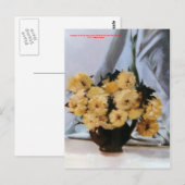 Carte Postale Bodegón de flores/Nature morte des fleurs (Devant / Derrière)