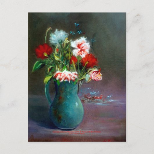 Carte Postale Bodegón de flores/Nature morte des fleurs (Devant)