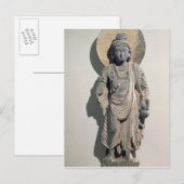 Carte Postale Bodhisattva Maitreya debout, 3e siècle (Devant / Derrière)
