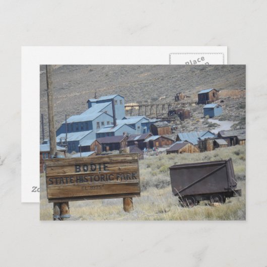 Carte Postale Bodie, CA (Devant / Derrière)
