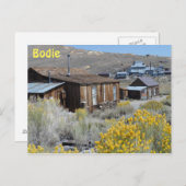 Carte Postale Bodie, CA (Devant / Derrière)