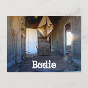 Carte Postale Bodie, California Ghost Town, Abandon Home