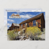 Carte Postale Bodie Ghost Town, Californie (Devant / Derrière)