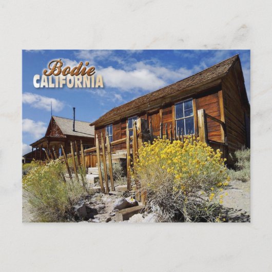 Carte Postale Bodie Ghost Town, Californie (Devant)