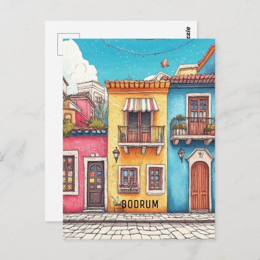 Carte Postale Bodrum Turkiye (Devant / Derrière)