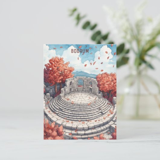 Carte Postale Bodrum Turkiye (Debout devant)