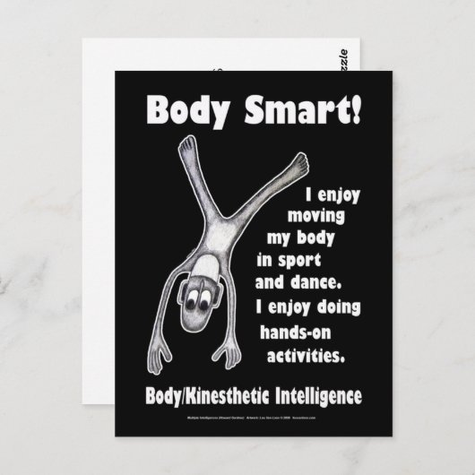 Carte Postale Body Smart - Créer des formes corps (Devant / Derrière)