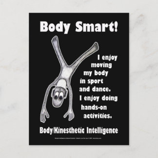 Carte Postale Body Smart - Créer des formes corps