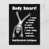 Carte Postale Body Smart - Créer des formes corps (Devant)