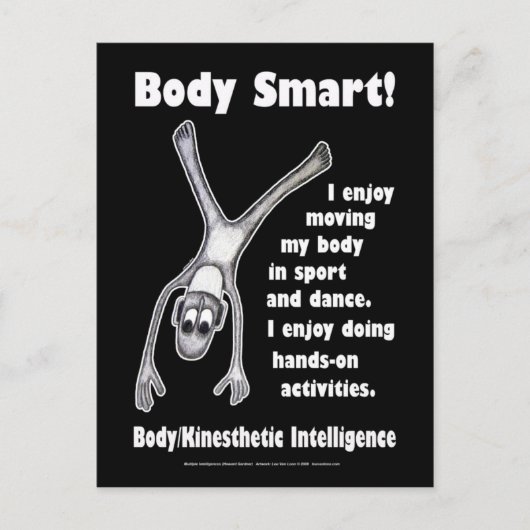 Carte Postale Body Smart - Créer des formes corps (Devant)