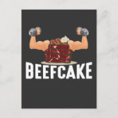 Carte Postale Bodybuilder Beefcake Muscle Bodybuilder Poids Pu (Devant)