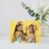 Carte Postale Bodypaint Lebendbuffet - bodyart living buffet (Debout devant)