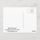 Carte Postale Boeuf et moutarde (Dos)