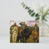 Carte Postale « Bogatyrs russes » de Viktor Vasnetsov (Debout devant)