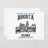 Carte Postale Bogota (Devant / Derrière)