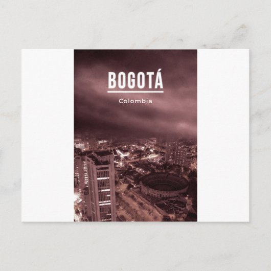 Carte Postale Bogota, Colombie (Devant)