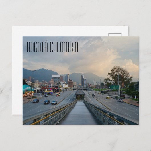 Carte Postale Bogota Colombie (Devant / Derrière)