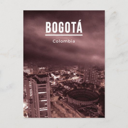 Carte Postale Bogota, Colombie (Devant)