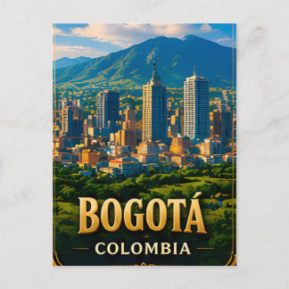 Carte Postale 🌎 Bogota Colombie Amérique du Sud Souvenir