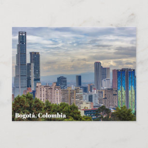 Carte Postale Bogotá, Colombie Skyline
