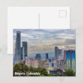 Carte Postale Bogotá, Colombie Skyline (Devant / Derrière)
