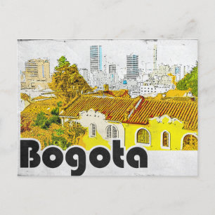 Carte Postale Bogota Colombie Vintage