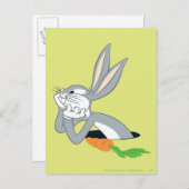 Carte Postale BOGS BUNNY™ avec carotte (Devant / Derrière)