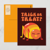 Carte Postale Bogue d'Halloween (Devant / Derrière)